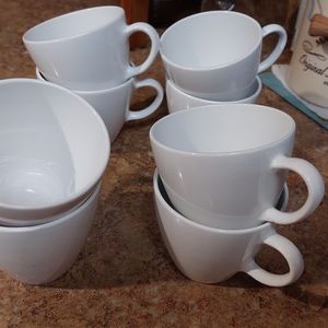 Tea/coffee white  cups Centura by corning